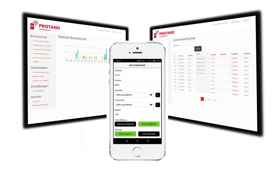 PROTANO auf Desktop, Tablet und Smartphone